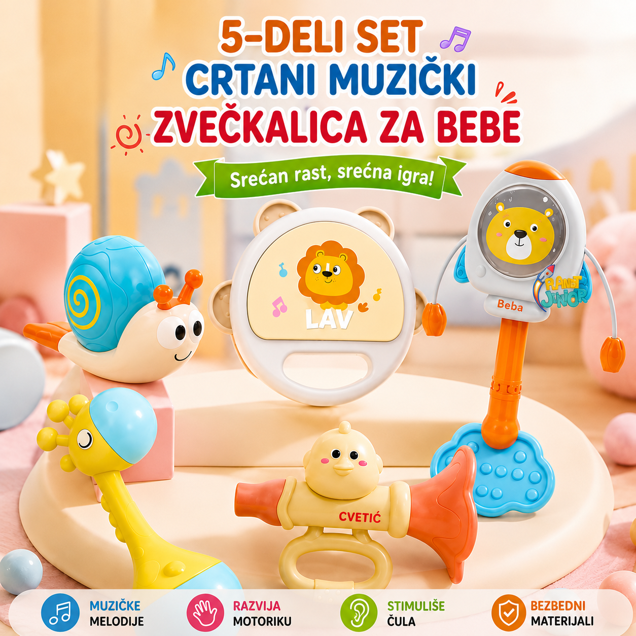 Bebi zvečka - poslednji komad iz seta
