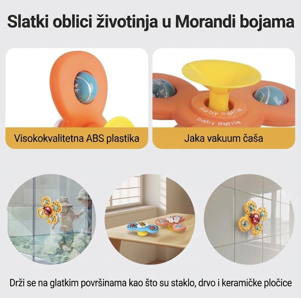 Set rotirajućih zvečki za bebe