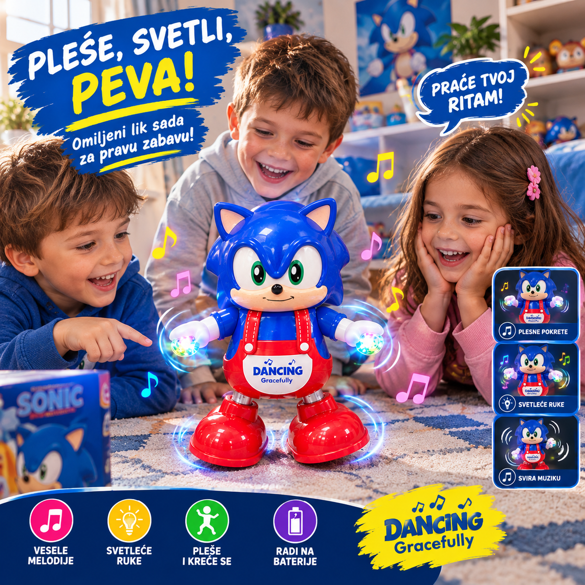 Plesući MAX u upotrebi